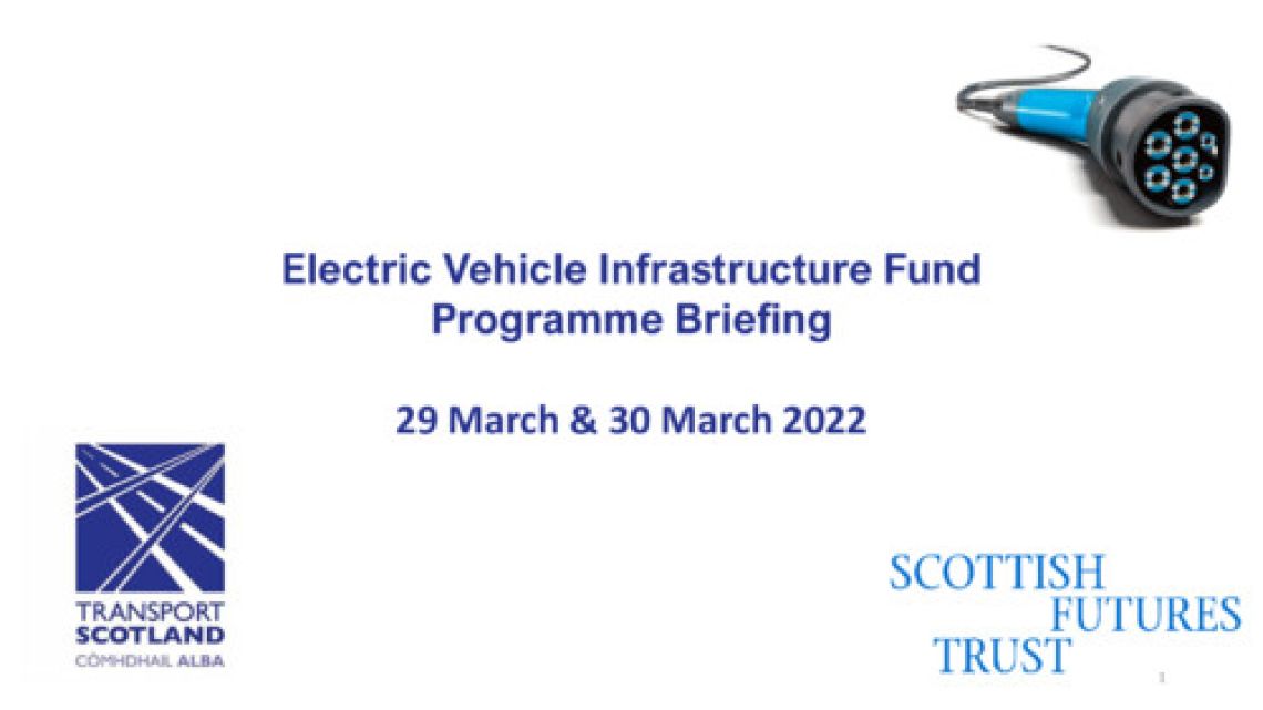 Electric Vehicle Infrastructure Fund - Programme Briefing - Slide Deck cover