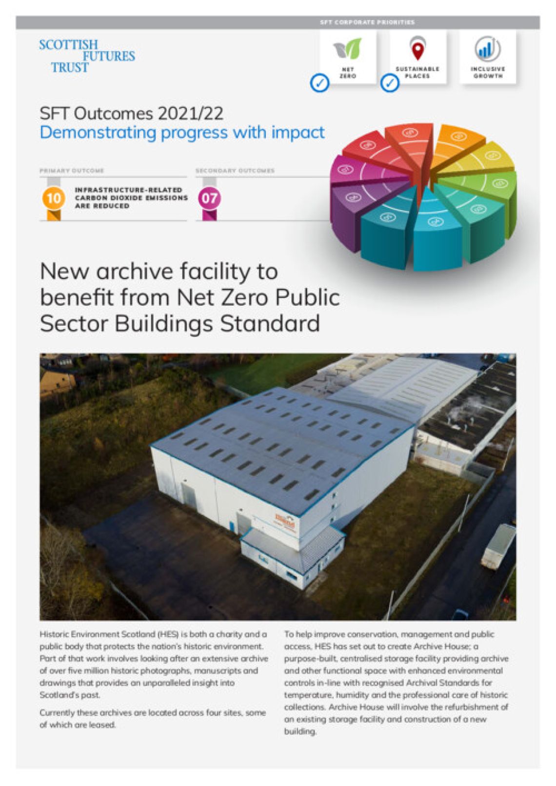 New archive facility to benefit from Net Zero Public Sector Buildings Standard cover