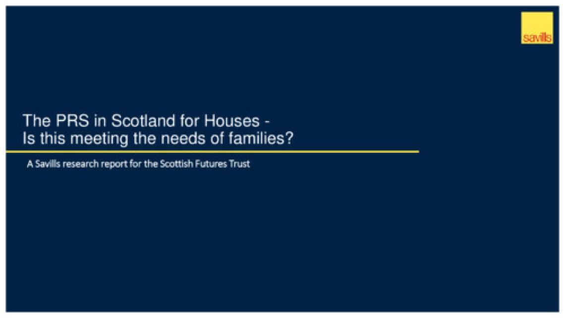 Scottish Futures Trust - PRS Report cover
