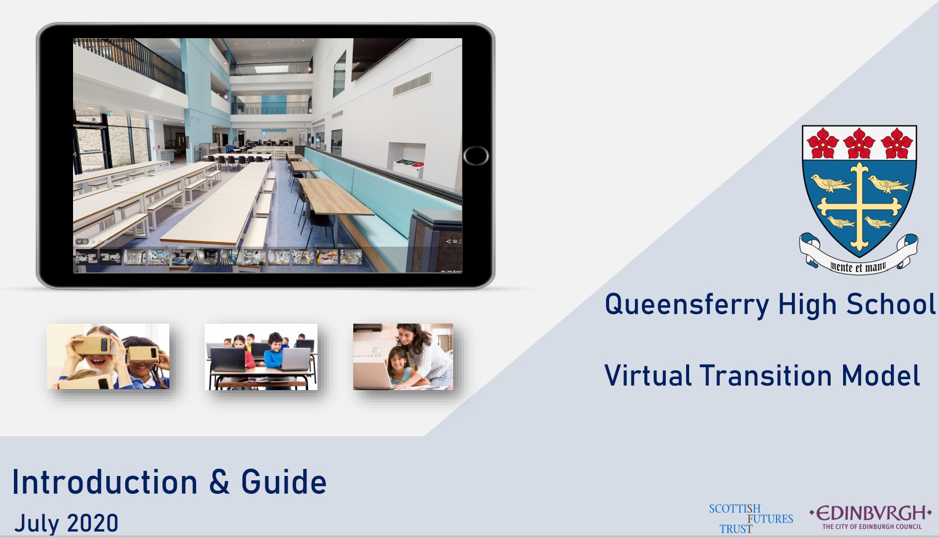 Virtual reality supporting pupils’ transition to new school